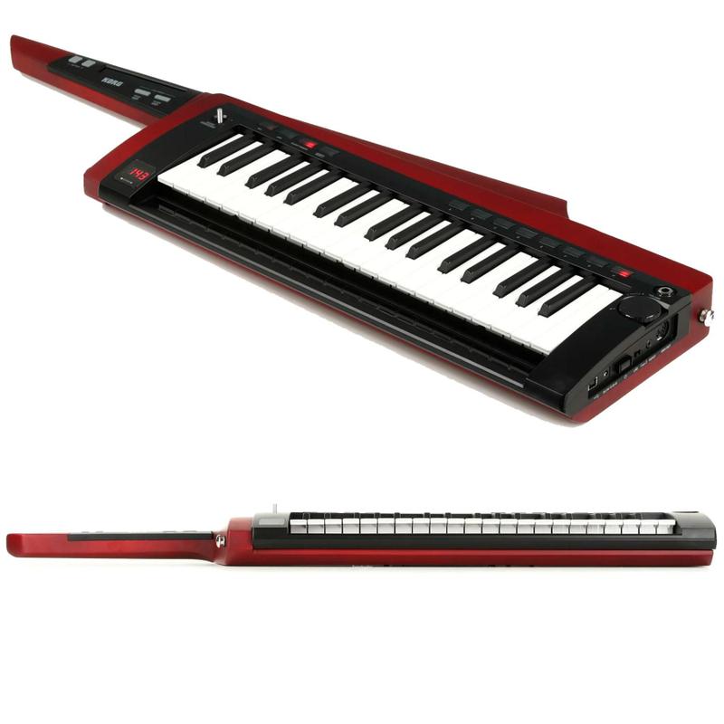 Teclado Sintetizador Controlador Korg RK-100s-2 Keytar Vermelho 37